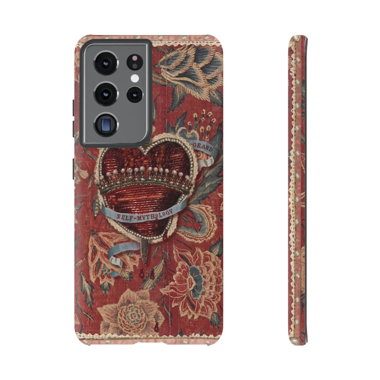 Red Sacred Heart Samsung Cases