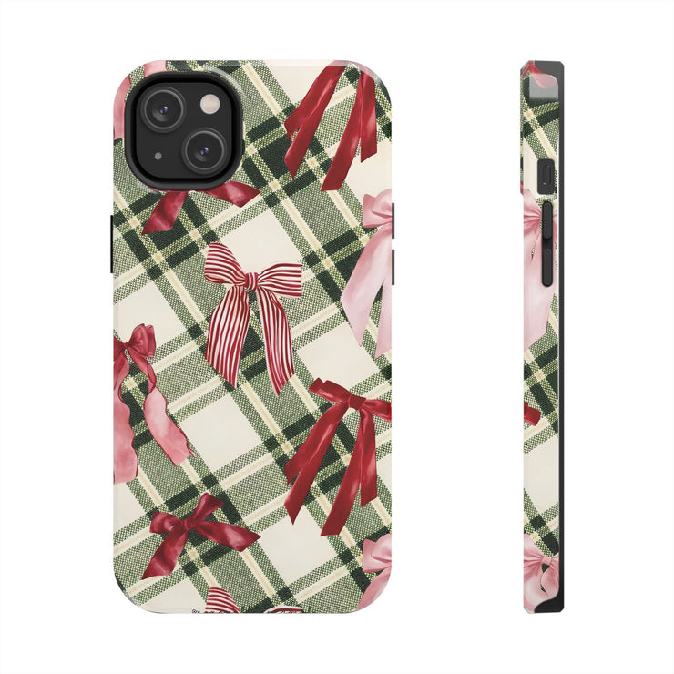 Preppy Aesthetic Valentine Ribbon iPhone Case