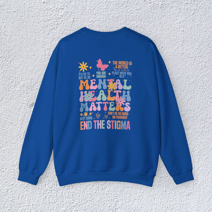 Mental Health Matters Unisex Sweatshirt, Unisex Crewneck, Cozy Gift for Awareness Events, Comfortable Relaxation Wear, Thoughtful Supportive [...]