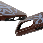 Mocha Ribbon iPhone Case