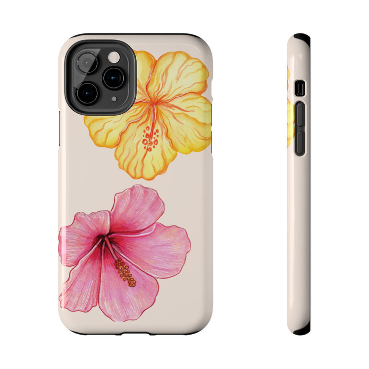 Hibiscus Flower Yellow Tough iPhone Case