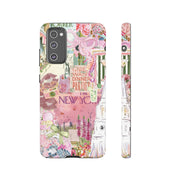 New York Pink Collage Samsung Cases