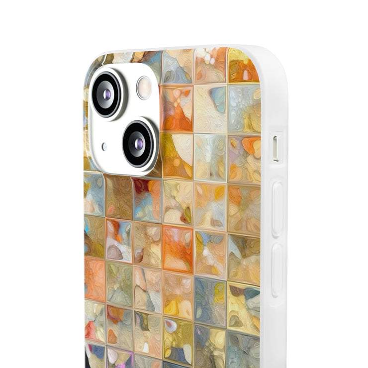 Mosaic Clay Tiles Flexi iPhone Cases