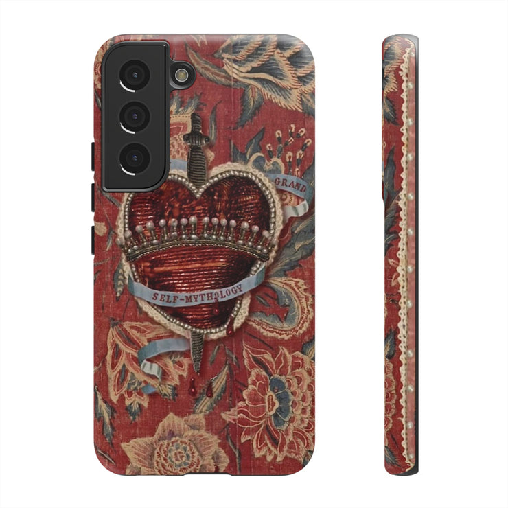 Red Sacred Heart Samsung Cases