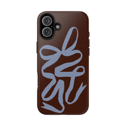 Mocha Ribbon iPhone Case