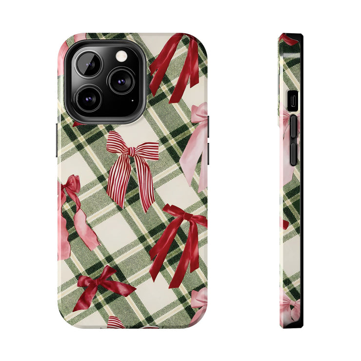 Preppy Aesthetic Valentine Ribbon iPhone Case