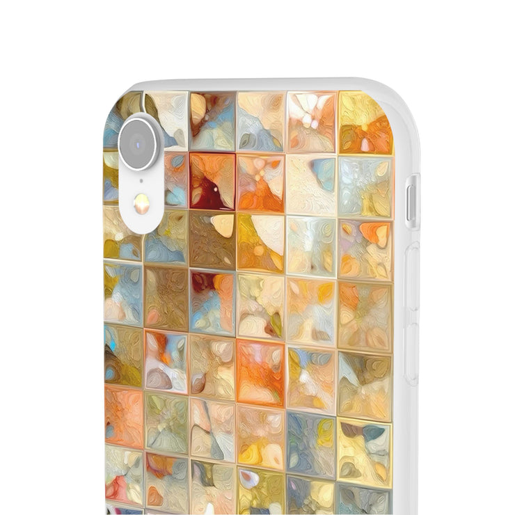 Mosaic Clay Tiles Flexi iPhone Cases