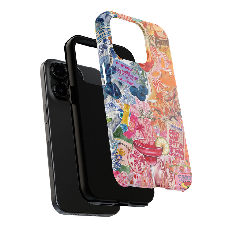 Cool Collage Tough iPhone Case