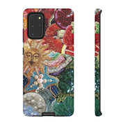 Vintage Mosaic Sun Samsung Cases