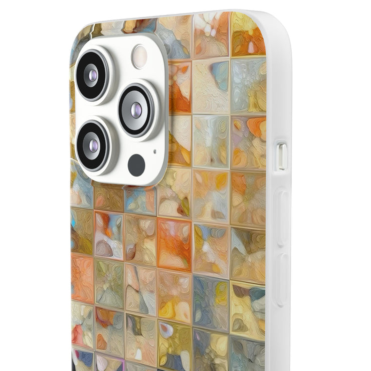 Mosaic Clay Tiles Flexi iPhone Cases