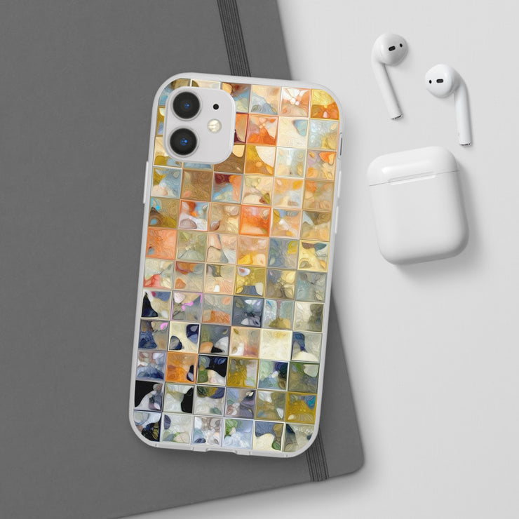 Mosaic Clay Tiles Flexi iPhone Cases