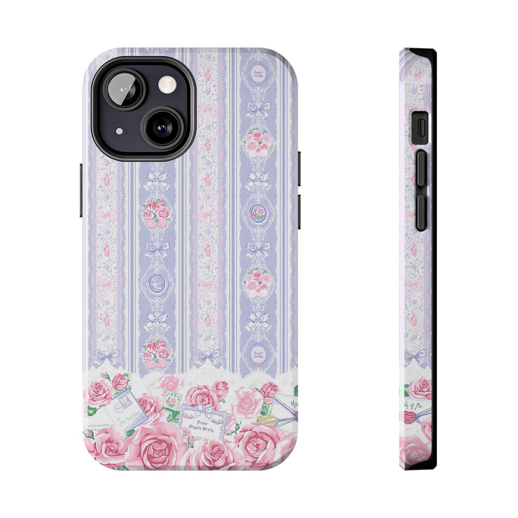 Blushing Florals Roses iPhone Case