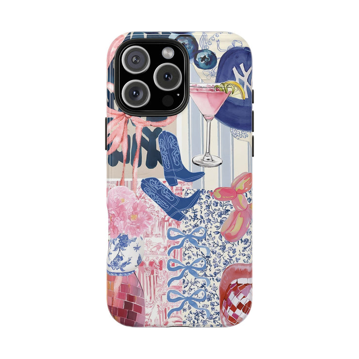 Coquette Collage Tough iPhone Case