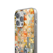 Mosaic Clay Tiles Flexi iPhone Cases