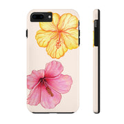 Hibiscus Flower Yellow Tough iPhone Case