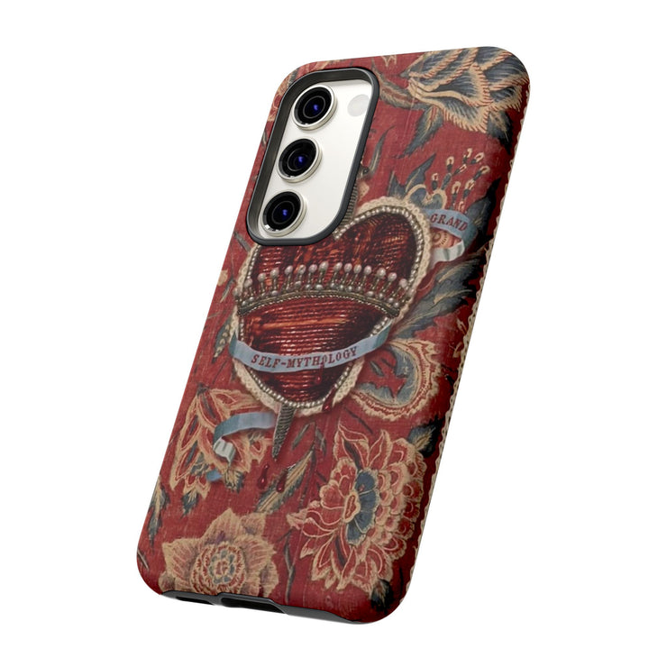 Red Sacred Heart Samsung Cases