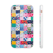 Collage Florals Stamps Flexi iPhone Cases