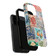 Vintage European Stamps Tough iPhone Case