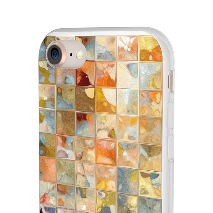 Mosaic Clay Tiles Flexi iPhone Cases