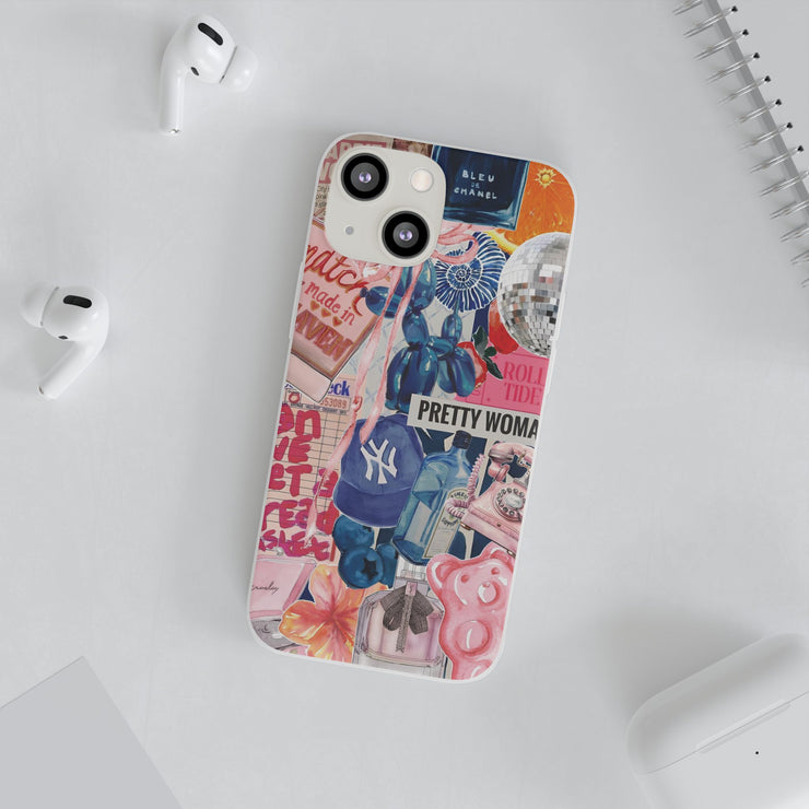 Coquette Collage Flexi iPhone Cases