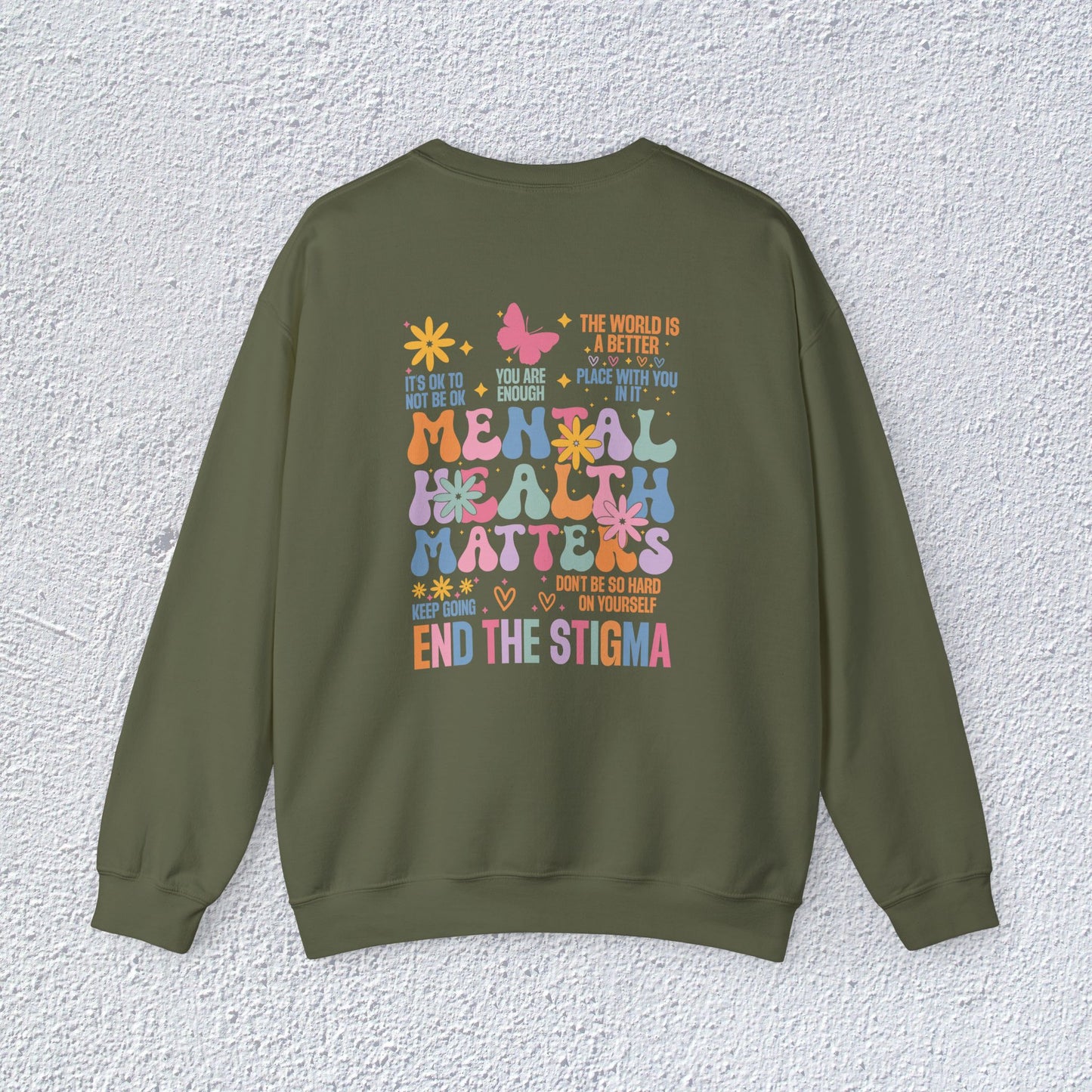 Mental Health Matters Unisex Sweatshirt, Unisex Crewneck, Cozy Gift for Awareness Events, Comfortable Relaxation Wear, Thoughtful Supportive [...]