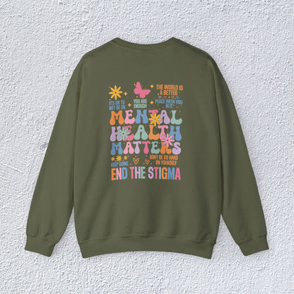 Mental Health Matters Unisex Sweatshirt, Unisex Crewneck, Cozy Gift for Awareness Events, Comfortable Relaxation Wear, Thoughtful Supportive [...]