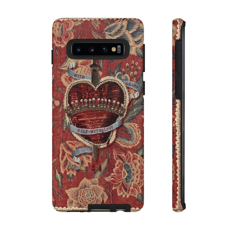 Red Sacred Heart Samsung Cases