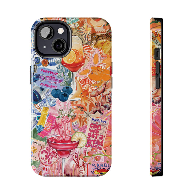 Cool Collage Tough iPhone Case