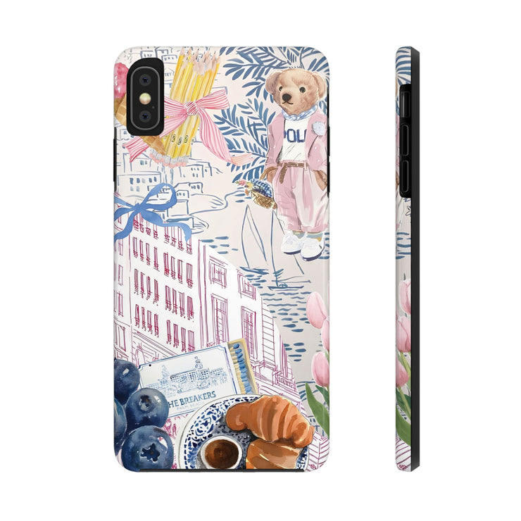 Vintage Coquette Collage Tough iPhone Case