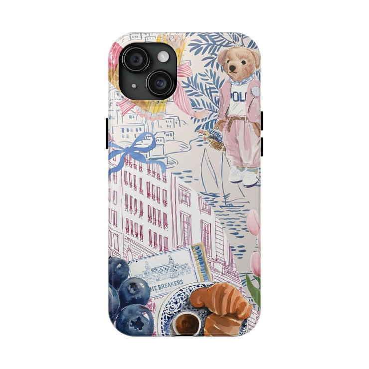 Vintage Coquette Collage Tough iPhone Case