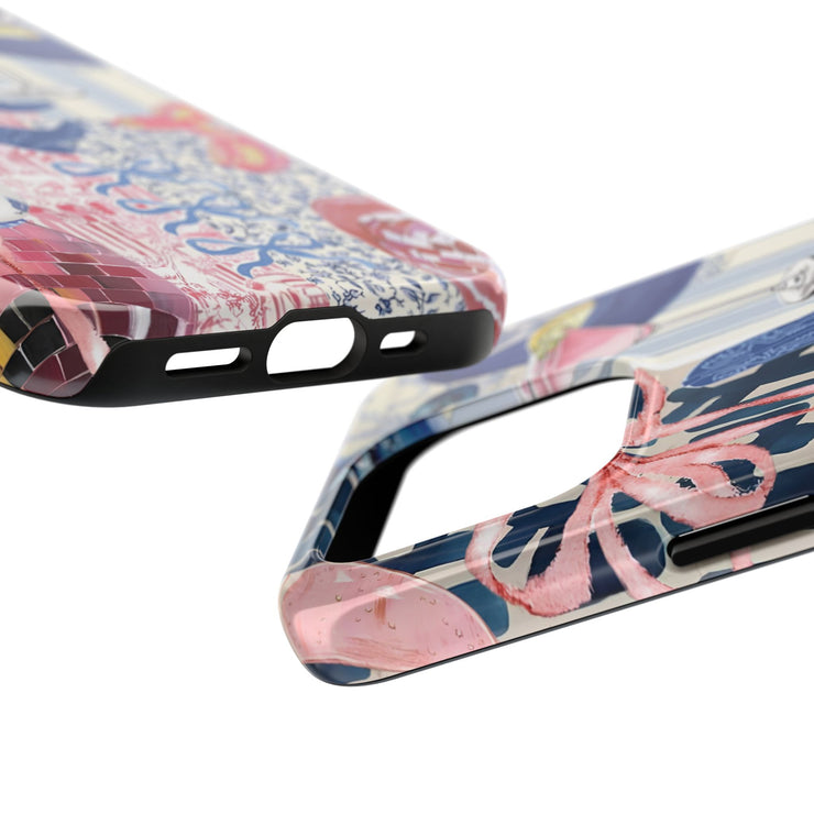 Coquette Collage Tough iPhone Case