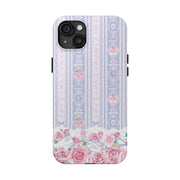 Blushing Florals Roses iPhone Case