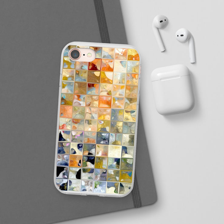 Mosaic Clay Tiles Flexi iPhone Cases