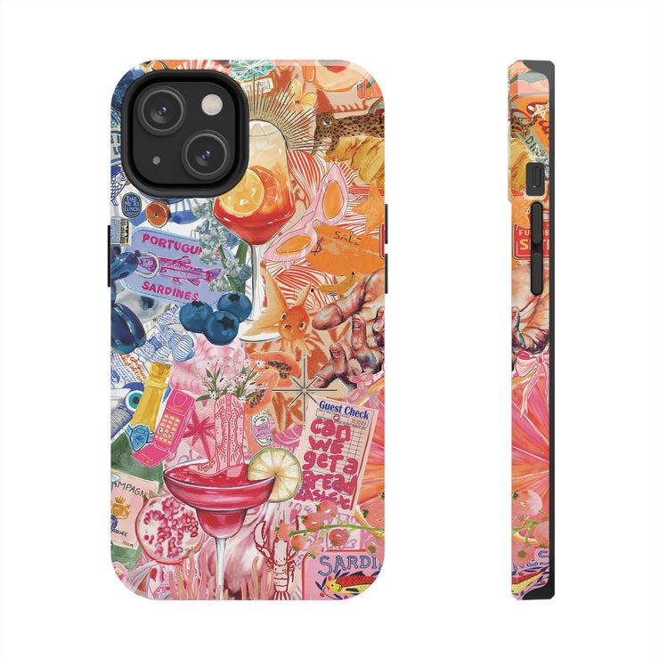 Cool Collage Tough iPhone Case