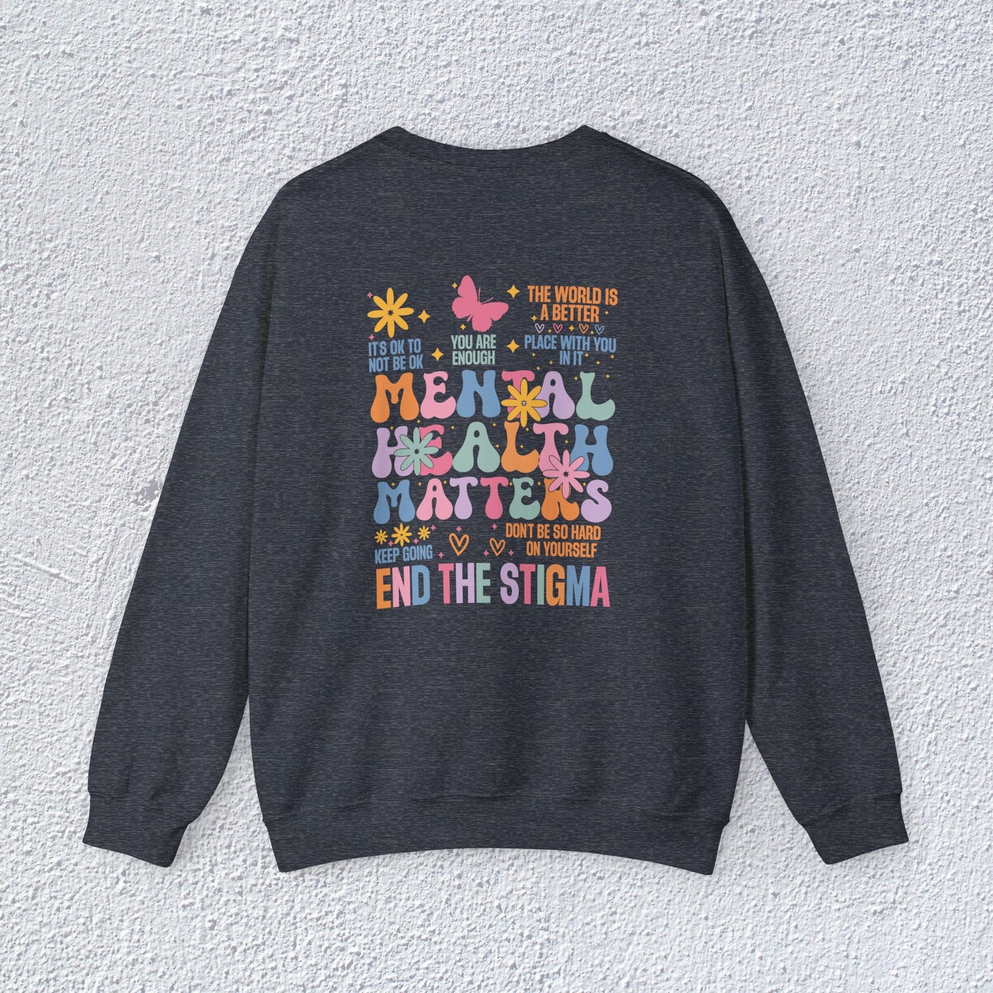 Mental Health Matters Unisex Sweatshirt, Unisex Crewneck, Cozy Gift for Awareness Events, Comfortable Relaxation Wear, Thoughtful Supportive [...]