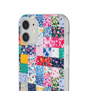 Collage Florals Stamps Flexi iPhone Cases