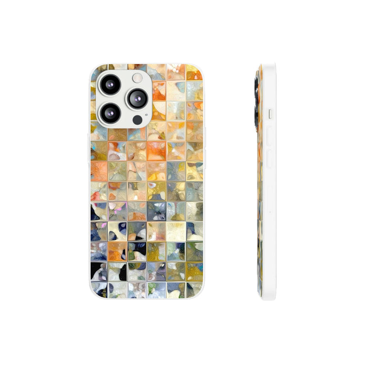 Mosaic Clay Tiles Flexi iPhone Cases