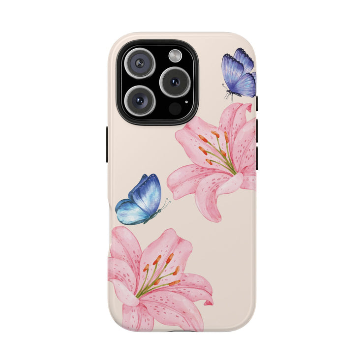 Blushing Tiger Lily Tough iPhone Case