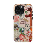 Collage Coquette Cherry Tough iPhone Case