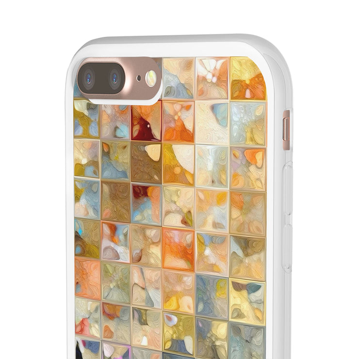 Mosaic Clay Tiles Flexi iPhone Cases