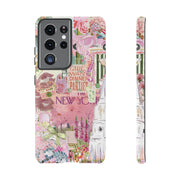 New York Pink Collage Samsung Cases