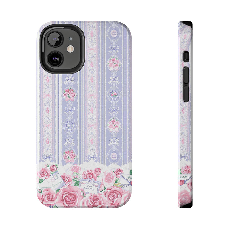 Blushing Florals Roses iPhone Case