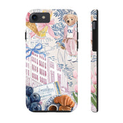 Vintage Coquette Collage Tough iPhone Case