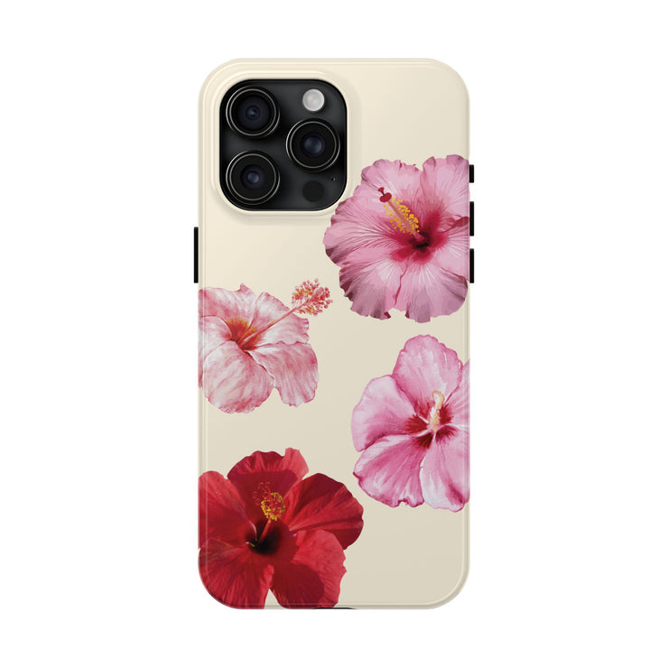 Blushing Florals Tough iPhone Case