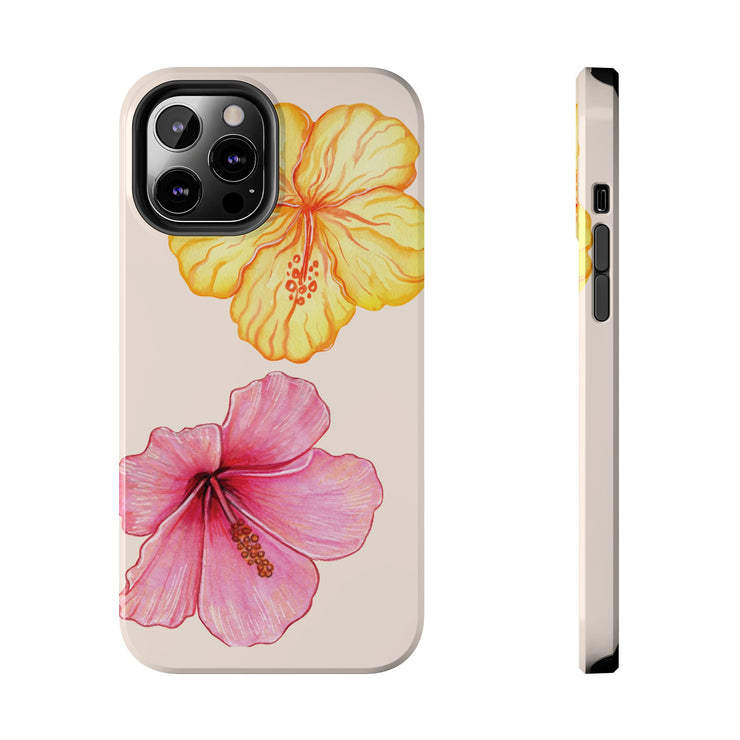 Hibiscus Flower Yellow Tough iPhone Case