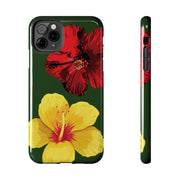 Hibiscus Flowers Tough iPhone Case