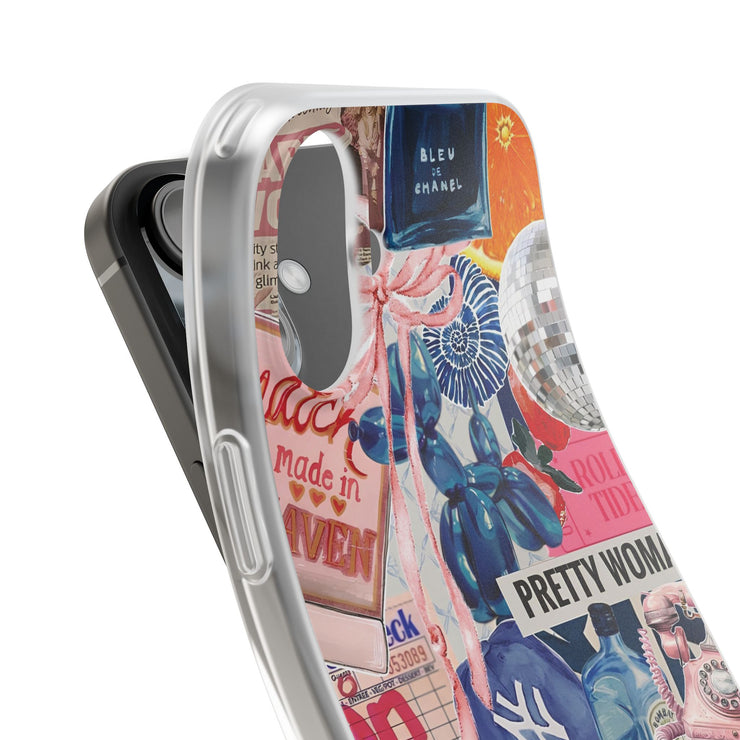 Coquette Collage Flexi iPhone Cases