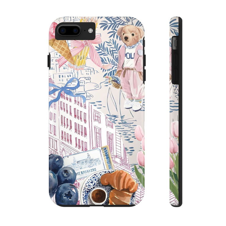 Vintage Coquette Collage Tough iPhone Case