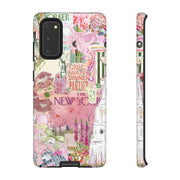 New York Pink Collage Samsung Cases