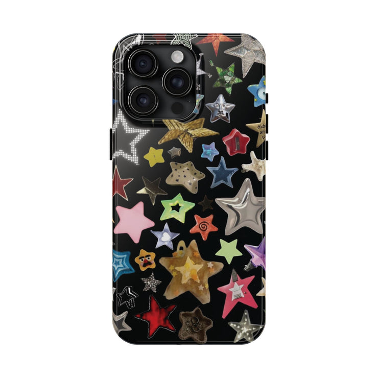 Coquette Star Girl Collage iPhone Case